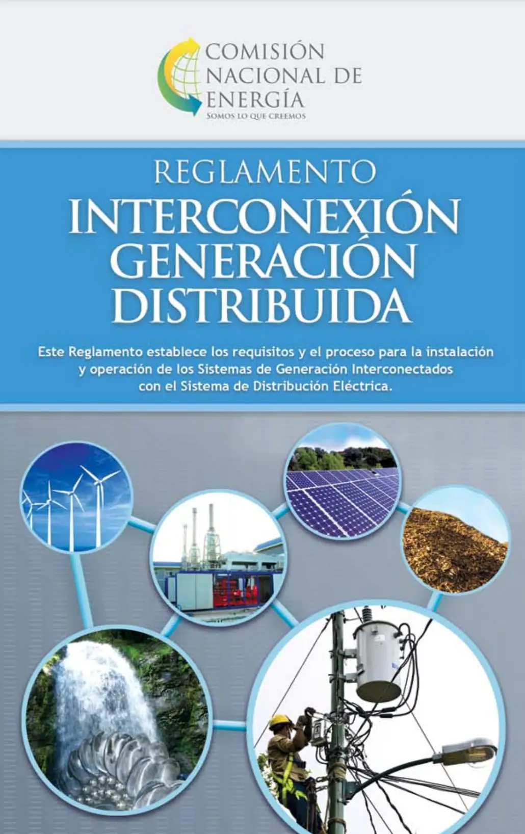 Portada de Normas Generacion Distribuida